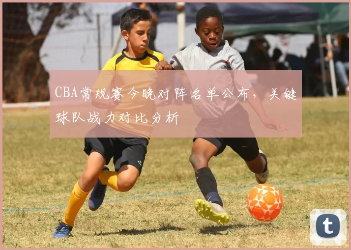 CBA常规赛今晚对阵名单公布,关键球队战力对比分析